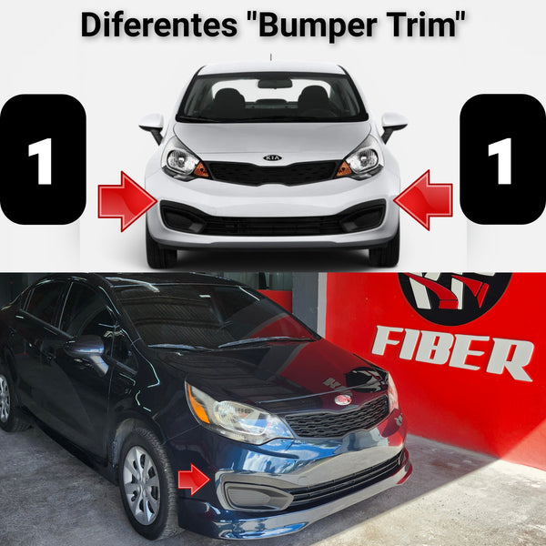 2012-2017 Kia Rio Front lip