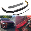 2008-2012 Mitsubishi Lancer Front Lip, Vicera y Cejas Combo 4pcs