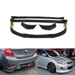 2012-2017 Hyundai Accent Hatchback Front lip, side Skirts & Botas Combo 5pcs