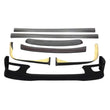 2001-2002 Toyota Corolla Body Kit: Front Lip "Performance alto", side Skirts, rear lips, vicera y spoiler