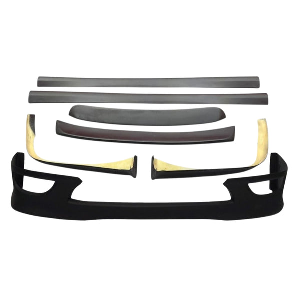 2001-2002 Toyota Corolla Body Kit: Front Lip "Performance alto", side Skirts, rear lips, vicera y spoiler