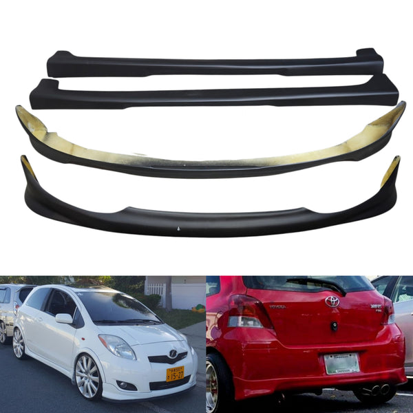 2009-2011 Toyota Yaris Hatchback Body Kit: Front lip, side Skirts & rear lip