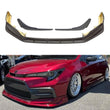 2020-2022 Toyota Corolla SE Front lip & Cejas Combo