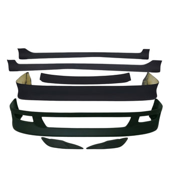 2003-2004 Toyota Corolla (Hella & Hella) Body kit: Front lip, rear lip, laterales, vicera y cejas.