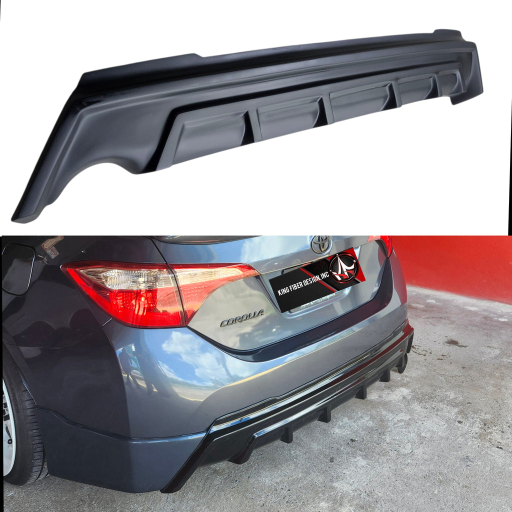 2014-2019 Toyota Corolla Rear Diffuser (rear lip requerido/no incluido ...