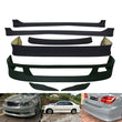 2003-2004 Toyota Corolla (Hella & Hella) Body kit: Front lip, rear lip, laterales, vicera y cejas.