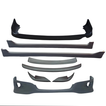 2009-2010 Toyota Corolla Body Kit: Front Lip, laterales, rear lip, vicera, spoiler & cejas