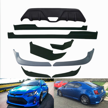 2014-2016 Scion Tc Body kit: Front lips, laterales, rear lips, diffuser y cejas